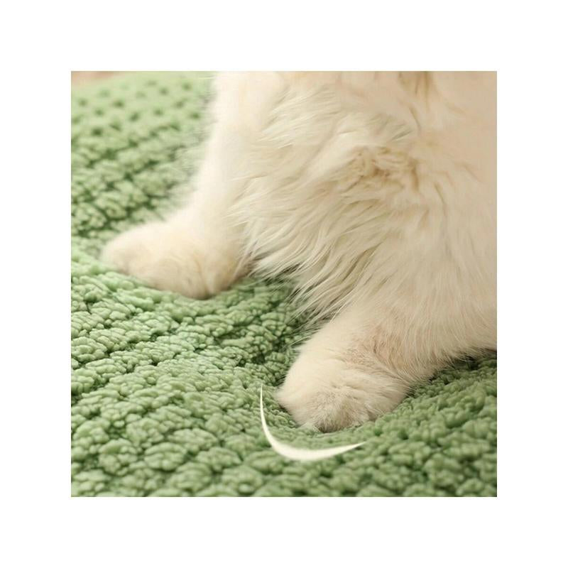 Soft and Breathable Plush Cute Pet Bed, Open Design Warm Pet Nest, Suitable for Cats and Small Dogs (Round Bed Design)